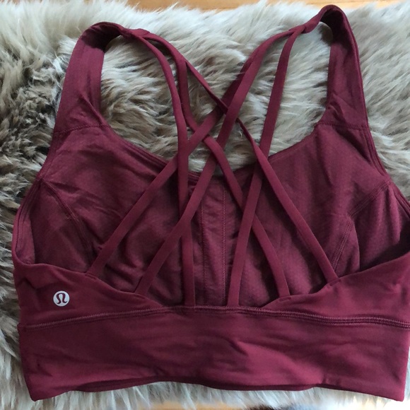 Long line free to be serene bra. A wine red colour - Picture 2 of 3